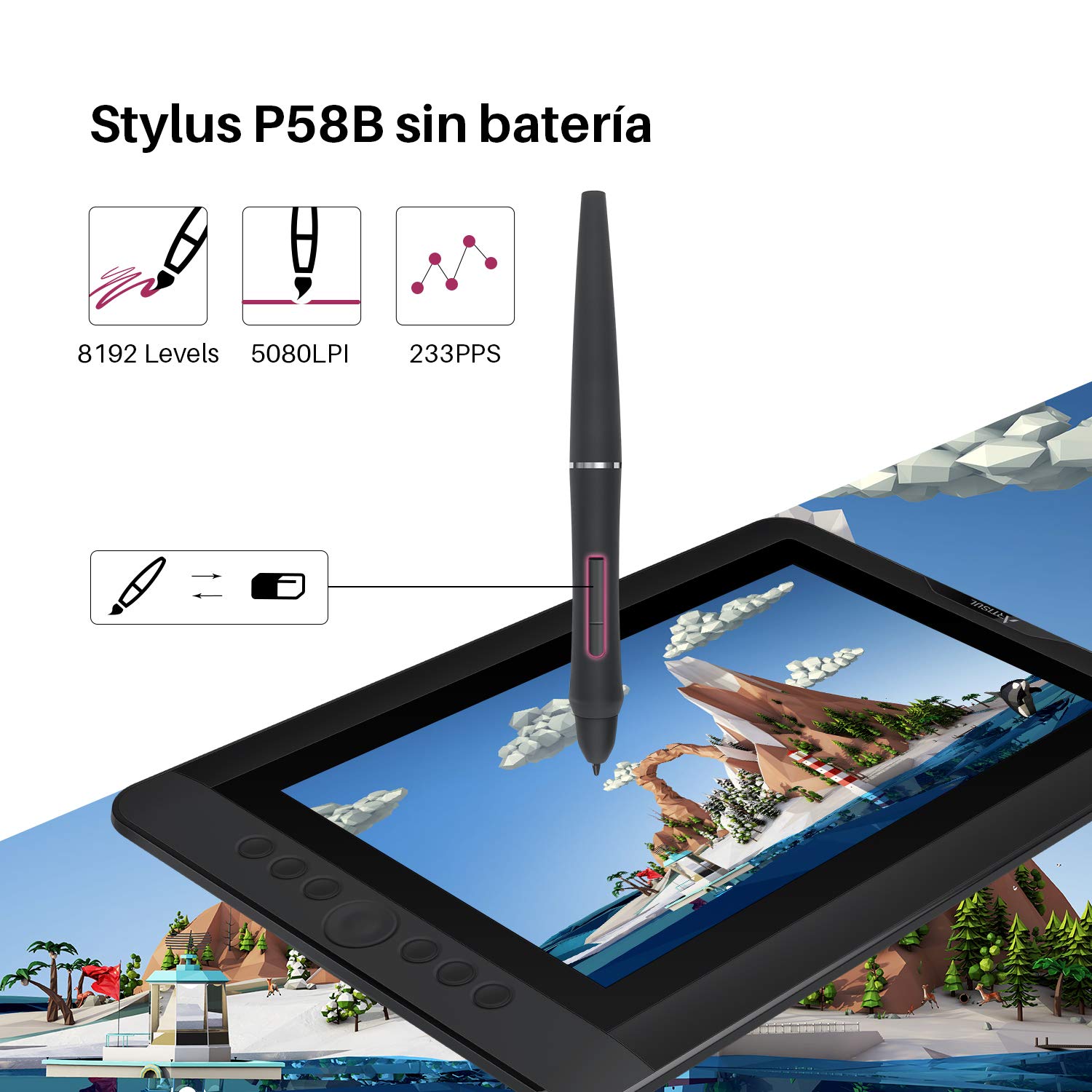Amazon.co.jp: Artisul D22S 21.5インチ グラフィックタブレット